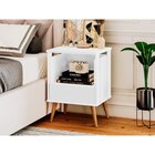 Mesa De Cabeceira Linea  Branco