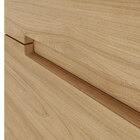 Mesa De Cabeceira Logan 3 Gavetas Olmo - Mambel