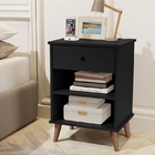 Mesa De Cabeceira Londres Preto Fosco