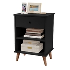 Mesa De Cabeceira Londres Preto Fosco