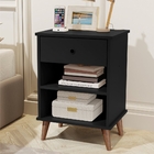 Mesa De Cabeceira Londres Preto Fosco