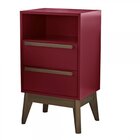 Mesa De Cabeceira Lotus Pin/vermelho