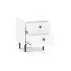 Mesa De Cabeceira Luisiana 2 Gv Branca