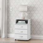 Mesa de Cabeceira Luxo - Branco