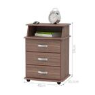 Mesa de Cabeceira Luxo - Castanho