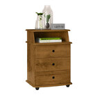 Mesa De Cabeceira Luxo - Freijó