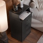 Mesa De Cabeceira Luxo Ii New Preto – Ej Móveis