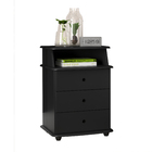 Mesa De Cabeceira Luxo - Preto