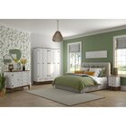 Mesa De Cabeceira Madeira Maciça Branco