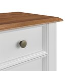 Mesa De Cabeceira Madeira Maciça Branco