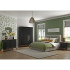 Mesa De Cabeceira Madeira Maciça Preto