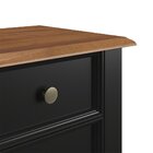 Mesa De Cabeceira Madeira Maciça Preto