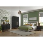 Mesa De Cabeceira Madeira Maciça Preto