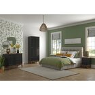 Mesa De Cabeceira Madeira Maciça Preto