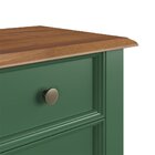 Mesa De Cabeceira Madeira Maciça Verde
