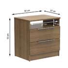 Mesa de Cabeceira Madesa 2 Gavetas