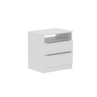 Mesa de Cabeceira Madesa 2 Gavetas