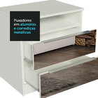 Mesa de Cabeceira Madesa 3227 2 Gavetas com Espelho