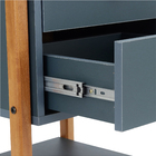 Mesa de Cabeceira Magali 46 Madeira Azul Oceano 60x46x40cm Astral Design