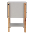 Mesa de Cabeceira Magali 46 Madeira Cinza Matt 60x46x40cm Astral Design