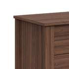 Mesa de Cabeceira Maggiore 3 Gavetas Lopas Imbuia Naturale