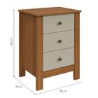 Mesa De Cabeceira Maggiore 3 Gv Rovere E Off White