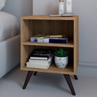 Mesa De Cabeceira Maitê 1 Prateleira Oak - Pnr Móveis