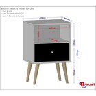 Mesa de Cabeceira Mb2014 – Bechara - Madeira Rustica