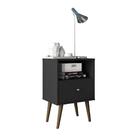 Mesa De Cabeceira Mb2014 Preto Fosco – Móveis Bechara