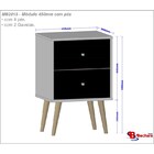 Mesa de Cabeceira Mb2015 – Bechara - Madeira Rustica