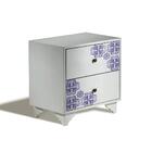 Mesa De Cabeceira Mdf 2 Gavetas Roncalli Decorar