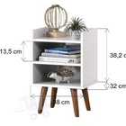 Mesa De Cabeceira Mdp Kit 2