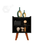 Mesa De Cabeceira Mesinha Decorativa Quarto Com Nicho S/ Gave