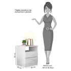 Mesa de Cabeceira Modena 2 Gavetas Albatroz