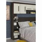 Mesa De Cabeceira Modulada 1 Porta 1 Gaveta 26503x42 Amendoa