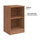 Mesa De Cabeceira Modulada Requinte Com 1 Porta - Macadâmia/d