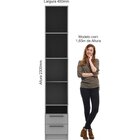 Mesa De Cabeceira Modulada Reto 1 Porta 2 Gavetas Requinte+