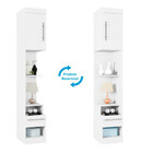 Mesa de Cabeceira Modulada Star 1 Porta e 1 Gaveta - Poliman