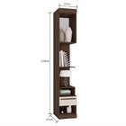 Mesa De Cabeceira Modulado 1 Porta E 1 Gaveta Star Poliman Mó