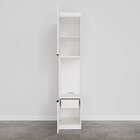 Mesa De Cabeceira Modular Esquerda 2 Portas 1 Gaveta Hera Cab