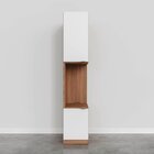 Mesa De Cabeceira Modular Esquerda 2 Portas 1 Gaveta Hera Cab