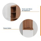 Mesa De Cabeceira Modular Esquerda 2 Portas 1 Gaveta Hera Cab