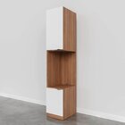 Mesa De Cabeceira Modular Esquerda 2 Portas 1 Gaveta Hera Cab