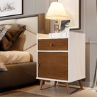 Mesa De Cabeceira Montana Perola / Caramelo