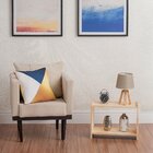 Mesa De Cabeceira Multiuso Natural & Colors 2 Prateleiras Úni