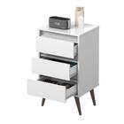 Mesa De Cabeceira Mundo Retrô Branco