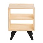 Mesa De Cabeceira Natural & Colors 3 Prateleiras Pé Mini Único