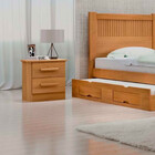 Mesa de Cabeceira New Athos 2 Gavetas D Doro Móveis