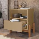 Mesa De Cabeceira Nice Champagne