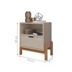 Mesa De Cabeceira Nice Off White